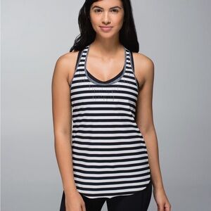 Lululemon water bound singlet apex stripe